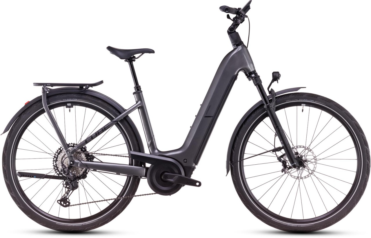 Cube Kathmandu Hybrid SLX graphite n black - E-Bike Trekkingrad Tiefeinsteiger