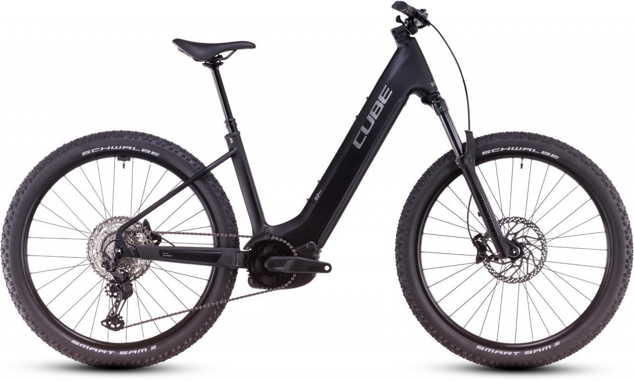 Cube Reaction Hybrid Race 800 black n metal 2025 - E-Bike Hardtail Mountainbike Tiefeinsteiger