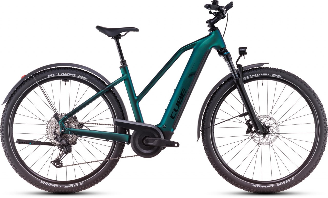 Cube Nuride Hybrid EXC Allroad 800 goblin n black 2025 - E-Bike Trekkingrad Damen