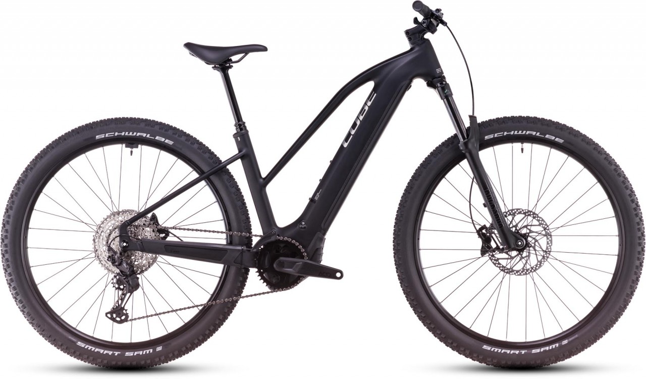 Cube Reaction Hybrid Race 800 black n metal 2025 - E-Bike Hardtail Mountainbike Damen