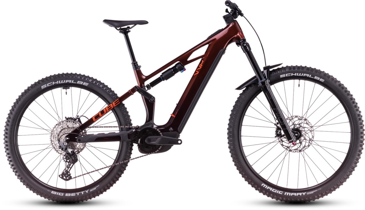 Cube Stereo Hybrid ONE77 HPC Race liquidorange n orange - E-Bike Fully Mountainbike