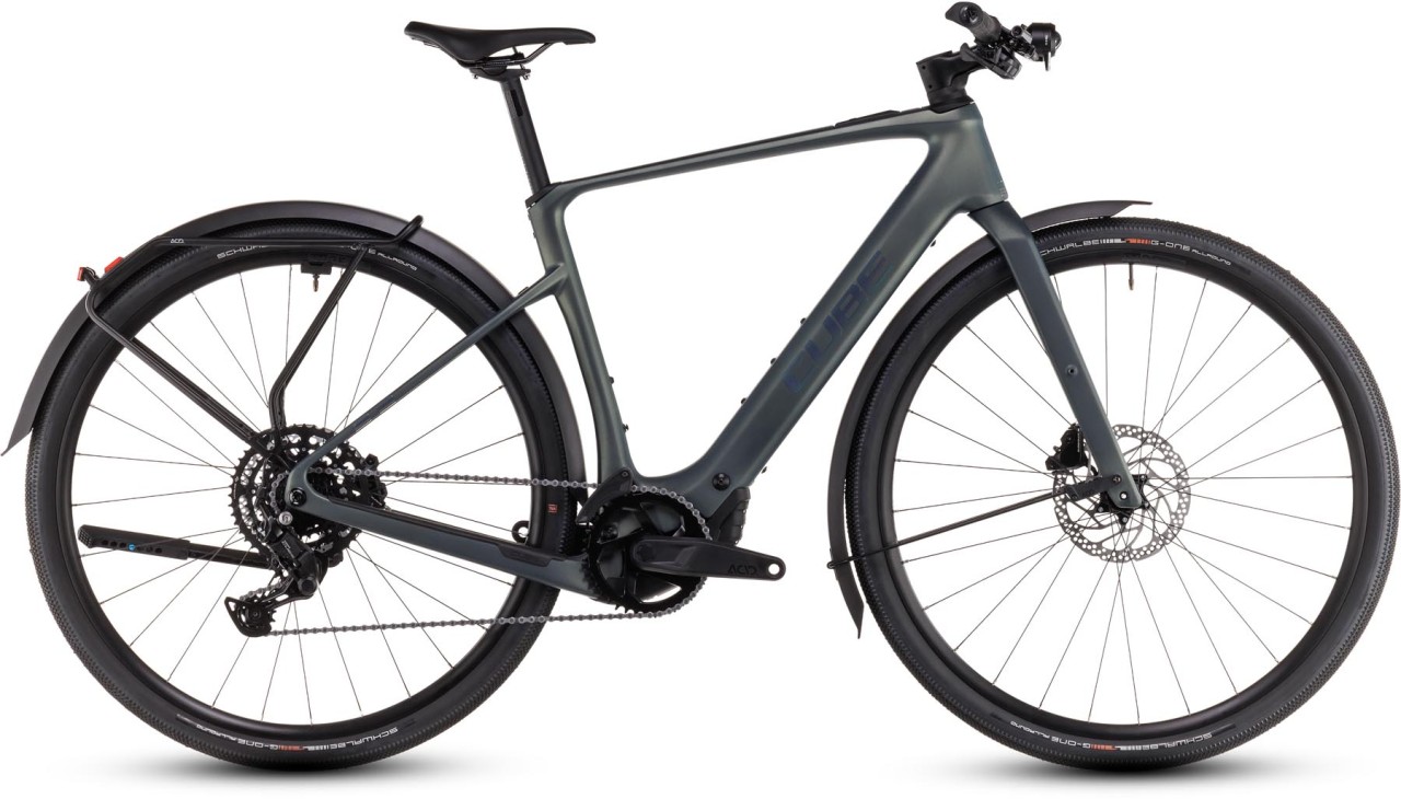 Cube Nulane Hybrid C:62 Race FE 400X sagebrushgreen n prism 2025 - E-Bike Fitnessrad Herren