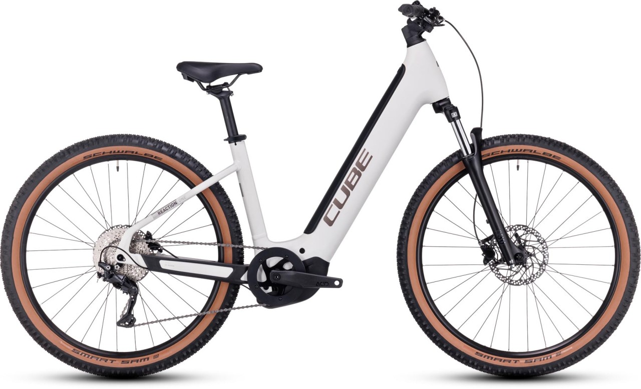 Cube Reaction Hybrid ONE 625 lightgrey n rose 2024 - E-Bike Hardtail Mountainbike Tiefeinsteiger