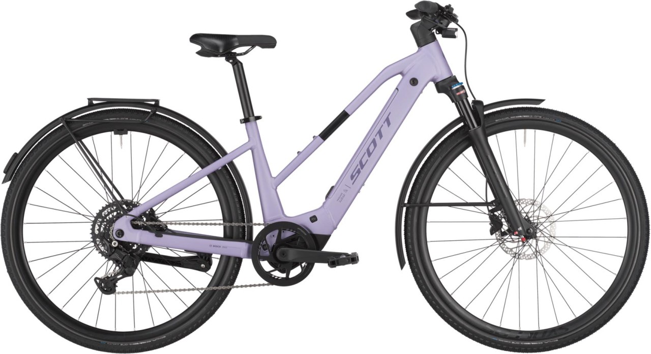 Scott Passage 30 Slope lila purple 2025 - E-Bike Trekkingrad Damen