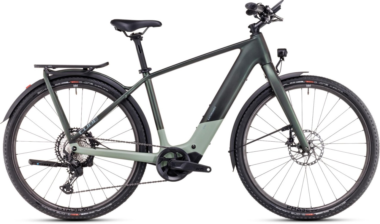 Cube Kathmandu Hybrid C:62 SLT 400X stellar n origanogreen 2025 - E-Bike Trekkingrad Herren