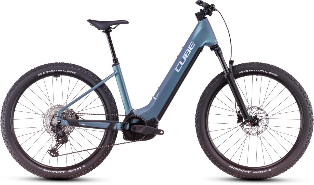 Cube Reaction Hybrid Pro smaragdgrey n prism - E-Bike Hardtail Mountainbike Tiefeinsteiger