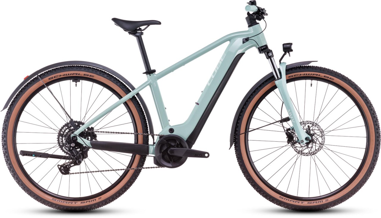 Cube Reaction Hybrid Performance 625 Allroad skylightblue n white 2025 - E-Bike Hardtail Mountainbike