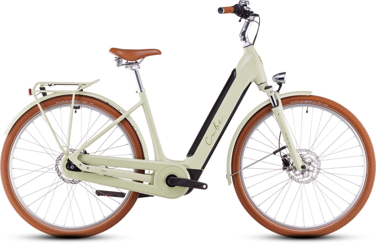 Cube Ella Hybrid 500 matchagreen n green 2025 - E-Bike Trekkingrad Tiefeinsteiger