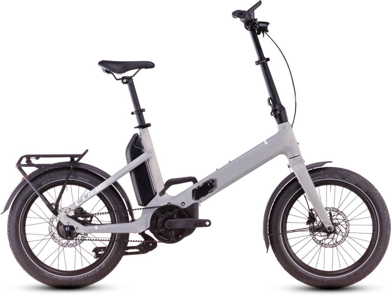 Cube Fold Hybrid Comfort 500 pearlysilver n white 2025 - E-Bike Faltrad