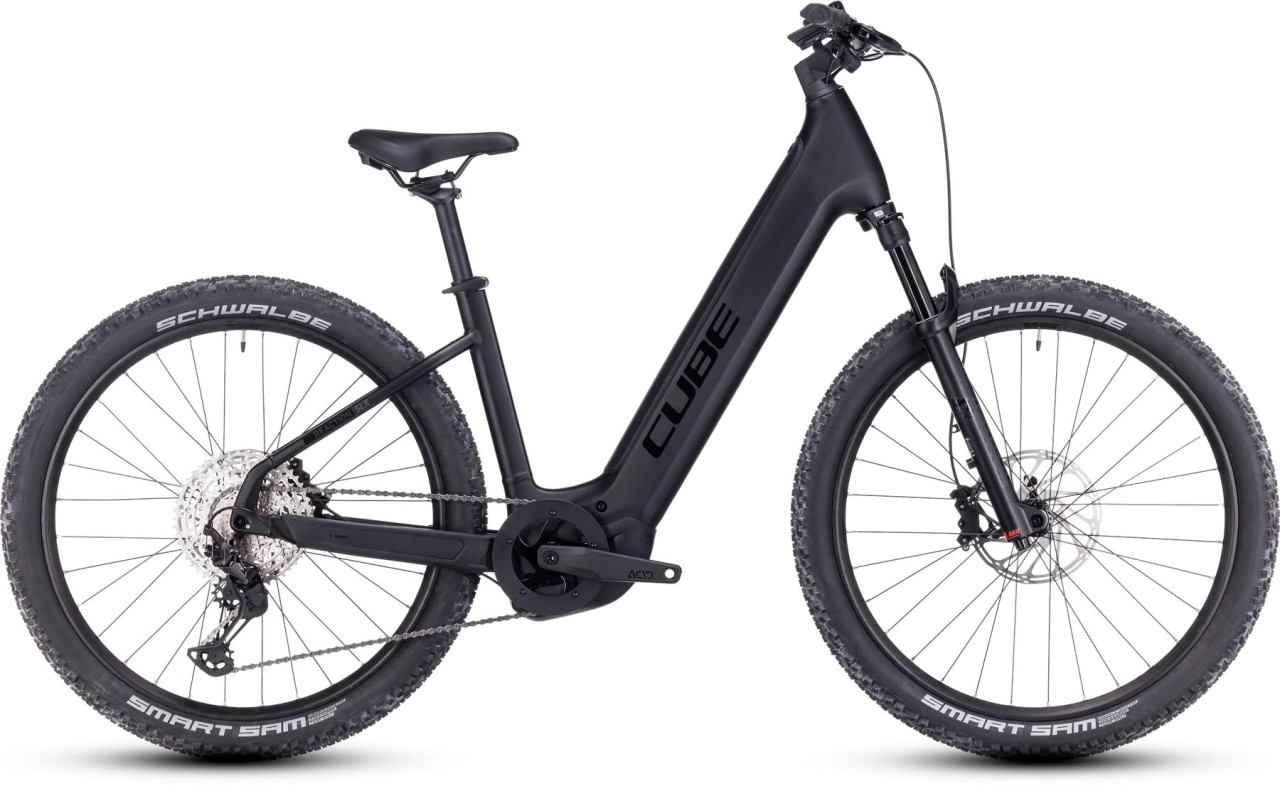 Cube Reaction Hybrid SLX 750 black n reflex 2024 - E-Bike Hardtail Mountainbike Tiefeinsteiger