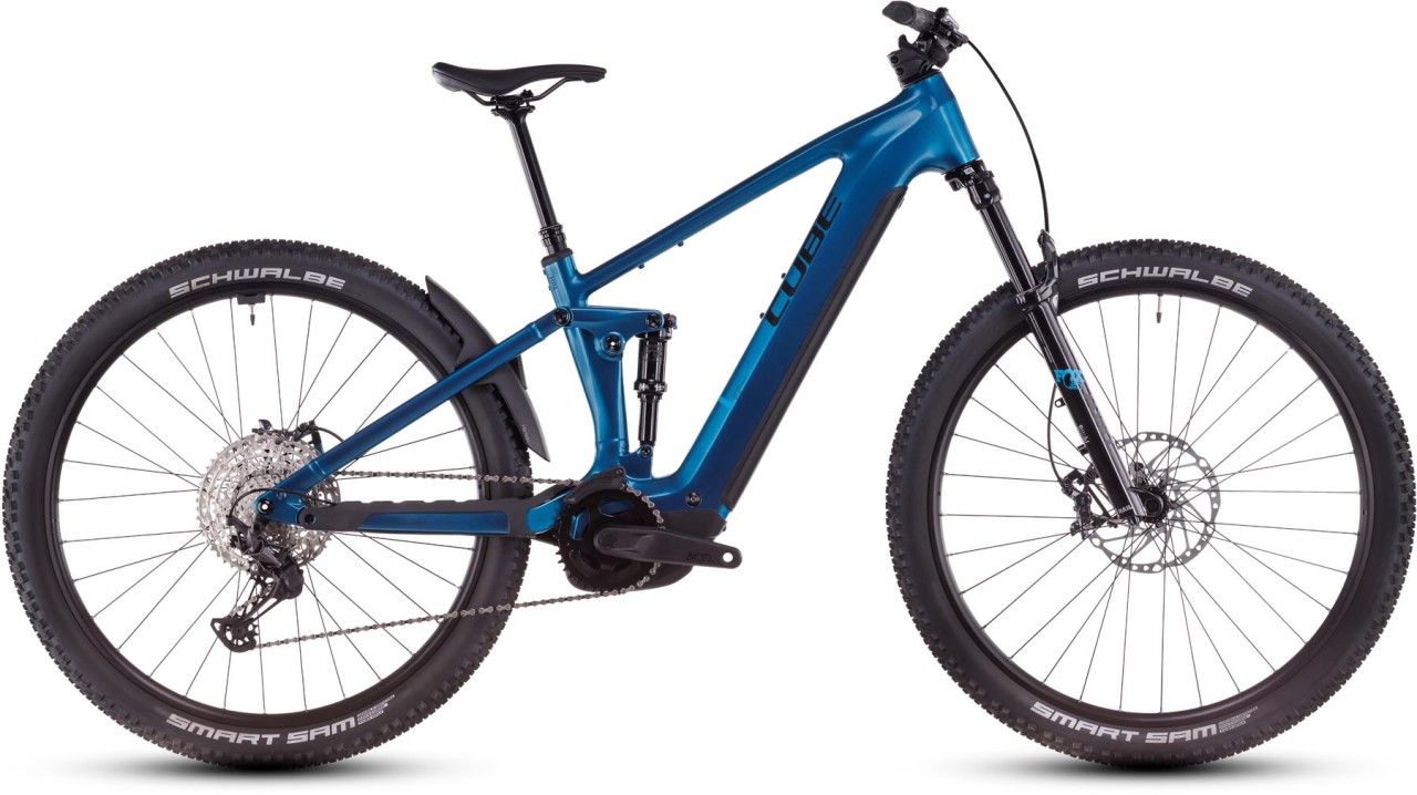 Cube Stereo Hybrid ONE22 SLX electricblue n black - E-Bike Fully Mountainbike