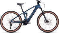 Cube Stereo Hybrid 120 Race 750 petrolblue n chrome 2024 - E-Bike Fully Mountainbike